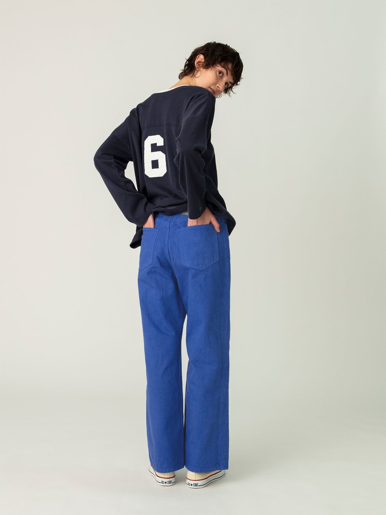 カツラギ カラーデニム パンツ 詳細画像 blue 2