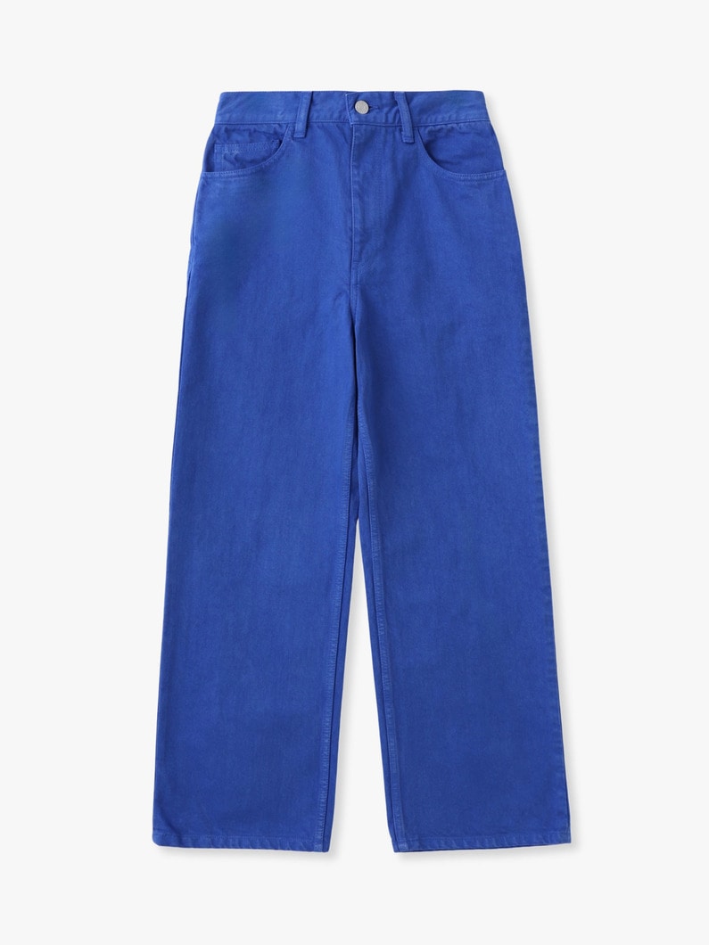 カツラギ カラーデニム パンツ 詳細画像 blue 4
