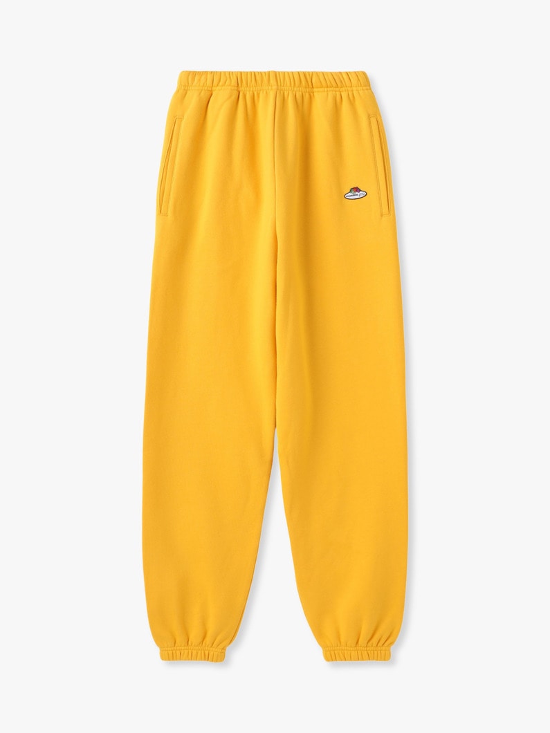 テーパード スウェット パンツ（グリーン/イエロー） 詳細画像 yellow