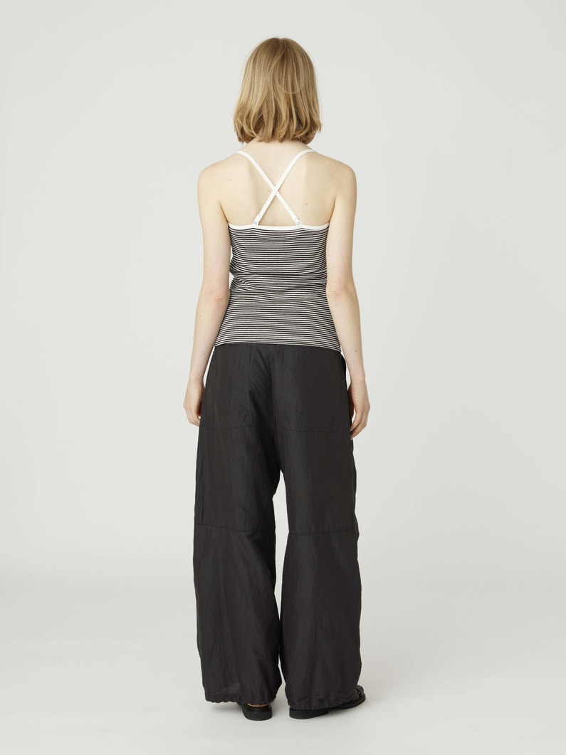 シルクリネン ポプリン スノーパンツ 詳細画像 charcoal gray 3