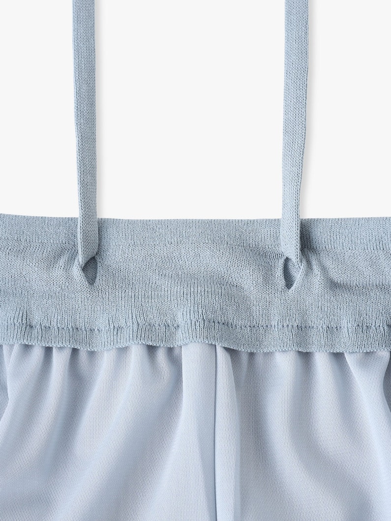 ハイツイスト コットン ニット ワイドパンツ 詳細画像 blue gray 2