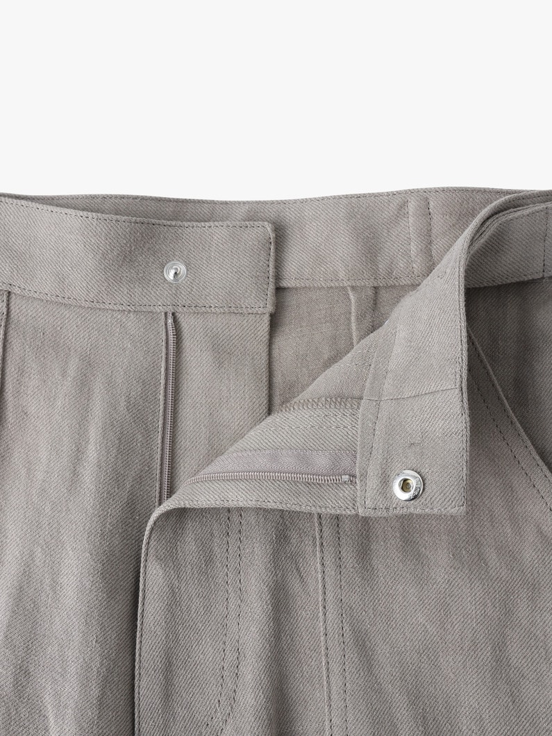 リネンツイル ベイカーパンツ 詳細画像 beige 2