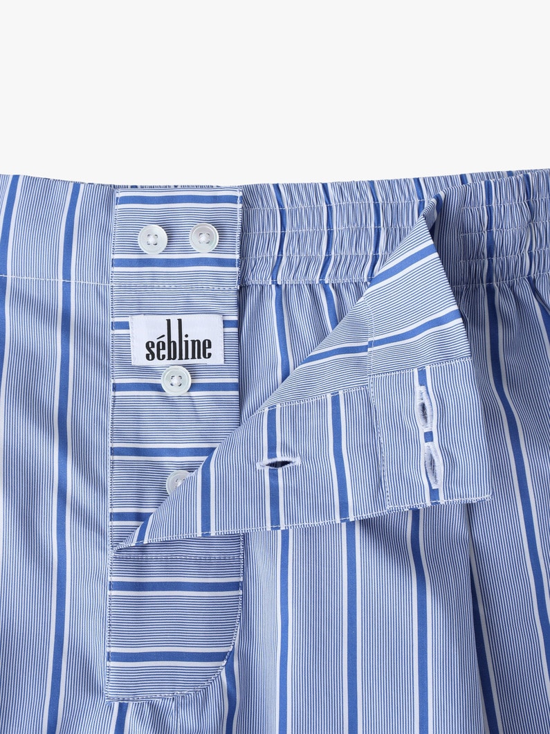 ストライプ ボクサー ショーツ（ブルー） 詳細画像 blue 2