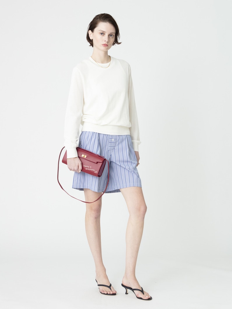 ストライプ ボクサー ショーツ（ブルー） 詳細画像 blue 1