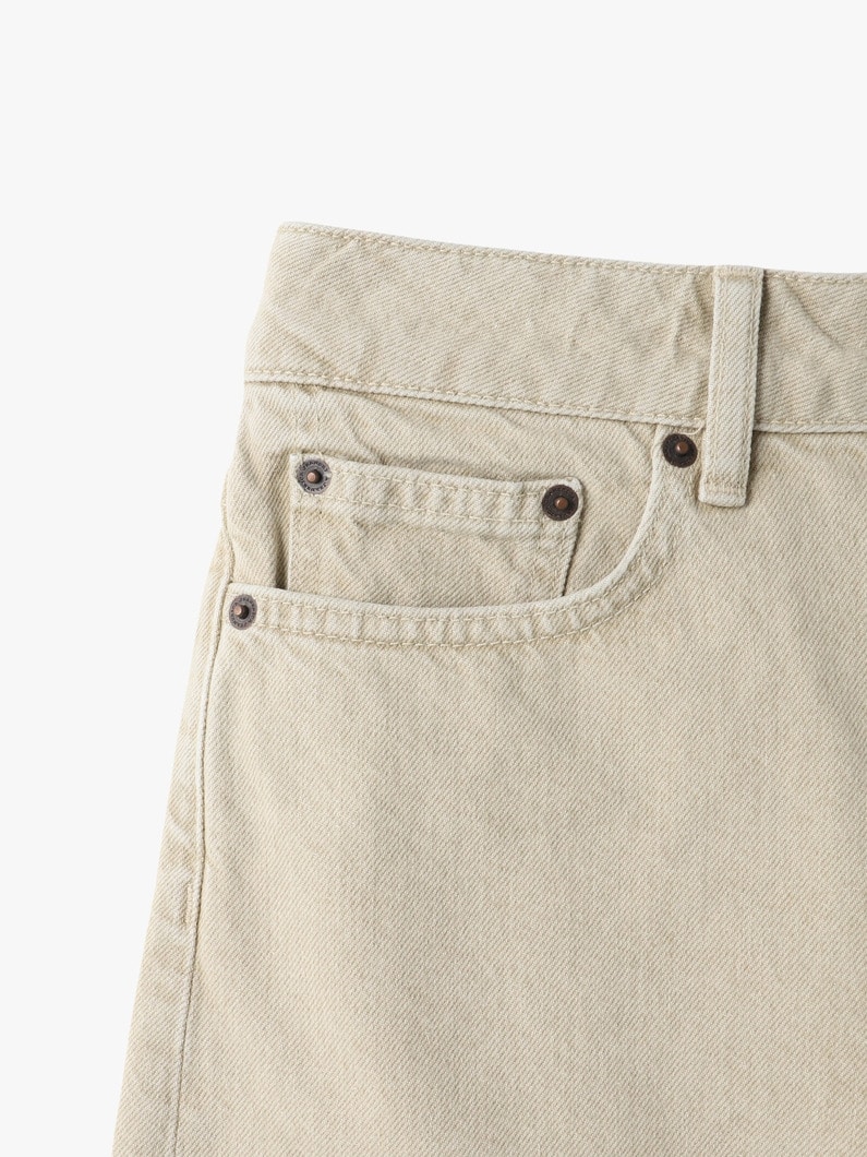 ベレン デニム ショーツ（ベージュ） 詳細画像 beige 3