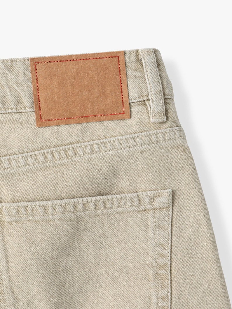 ベレン デニム ショーツ（ベージュ） 詳細画像 beige 4