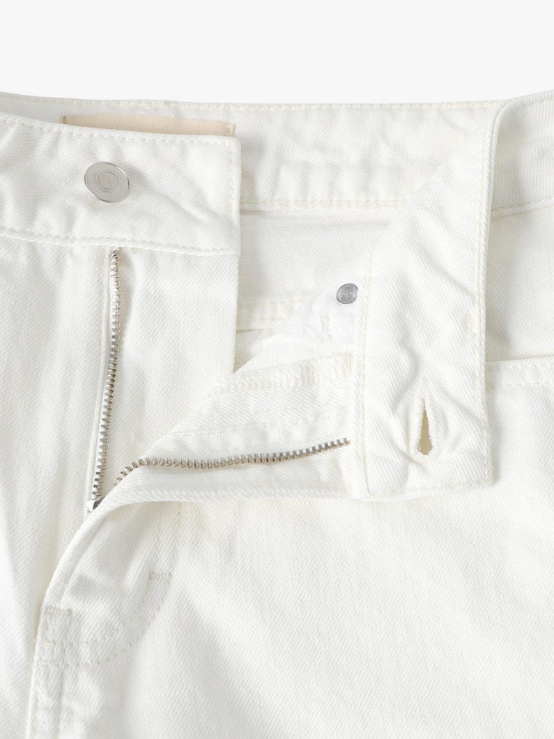 ベレン デニム ショーツ（ホワイト） 詳細画像 white 2