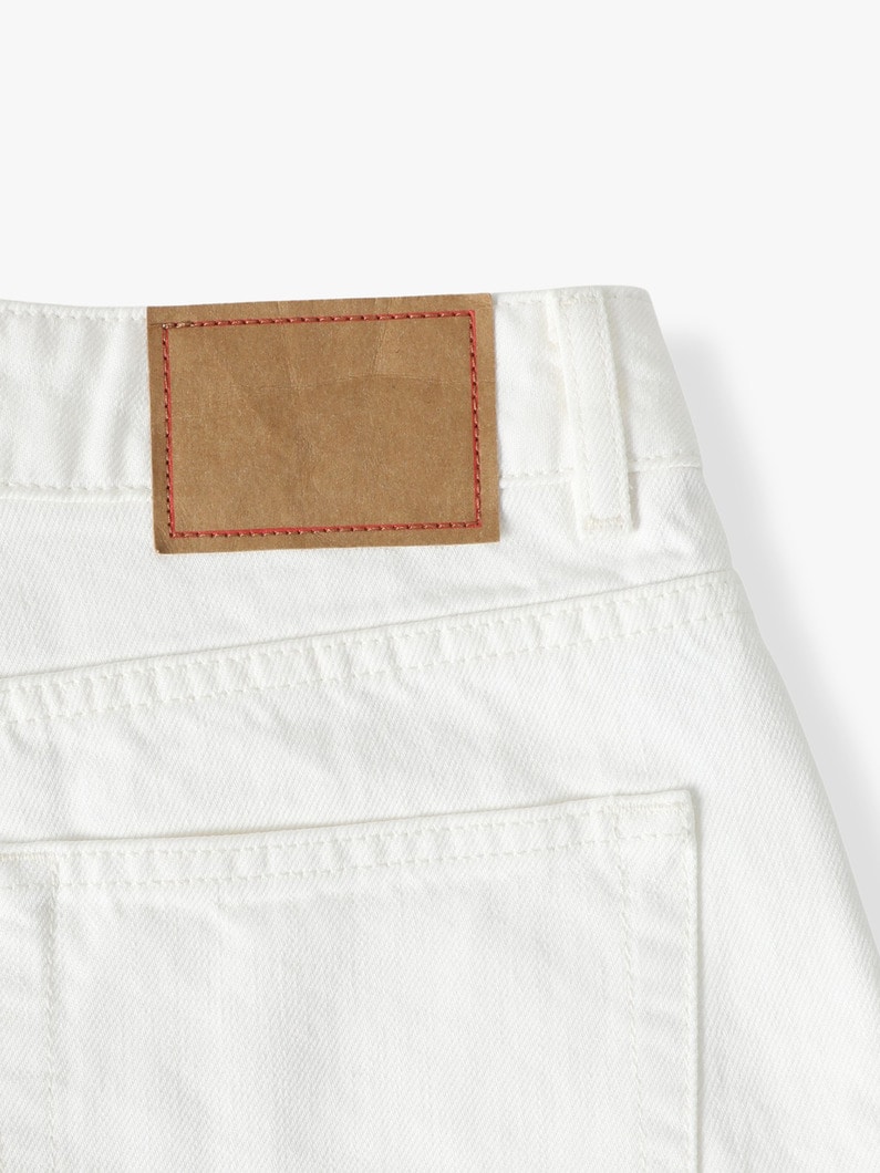 ベレン デニム ショーツ（ホワイト） 詳細画像 white 4