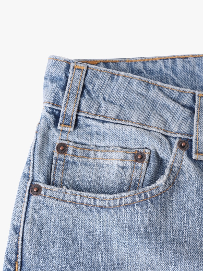 シスリ クロップド デニム パンツ（ブルー） 詳細画像 blue 3