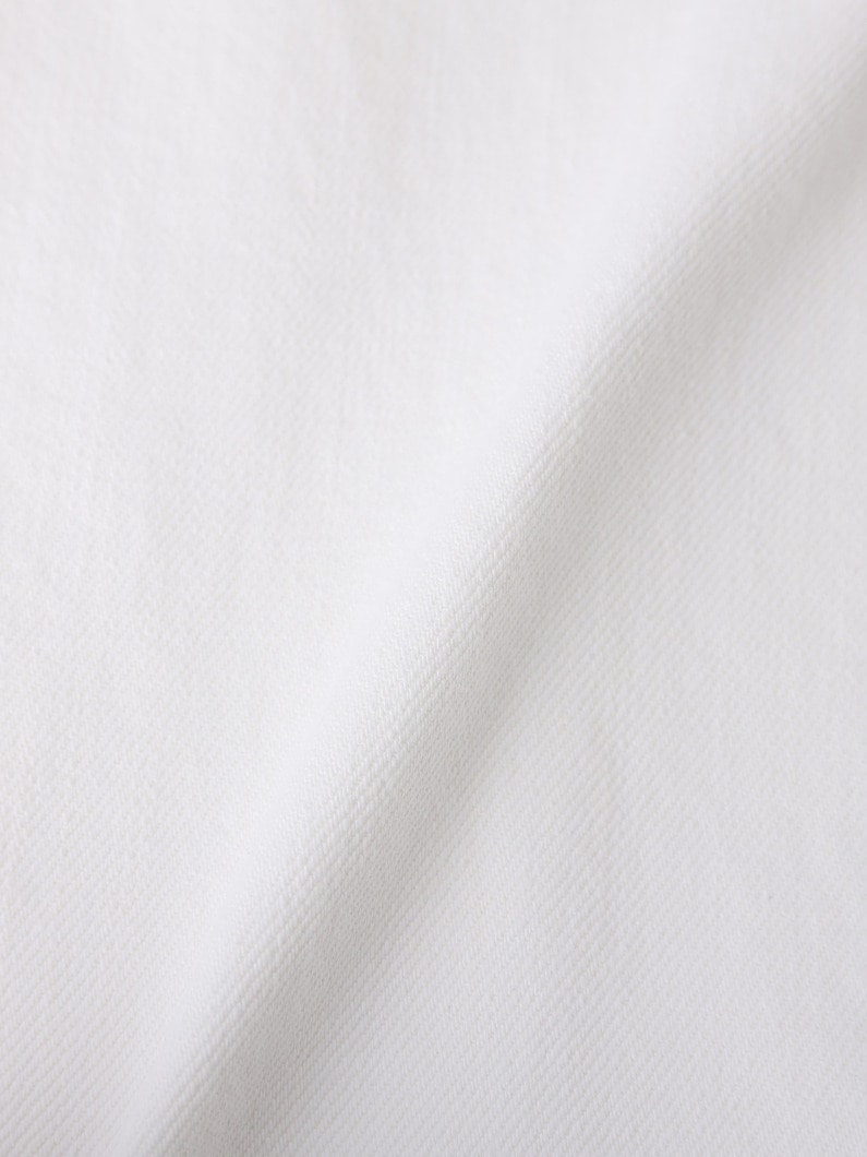 シスリ クロップド デニム パンツ（ホワイト） 詳細画像 white 4