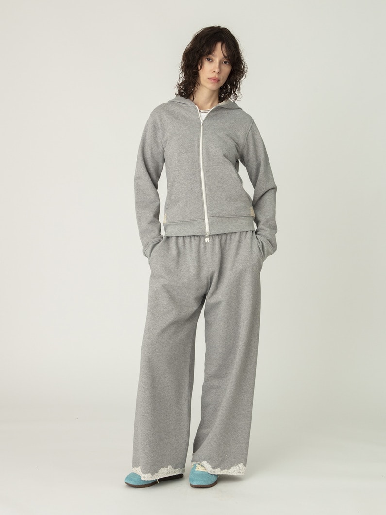 レース スウェット パンツ 詳細画像 light gray 1
