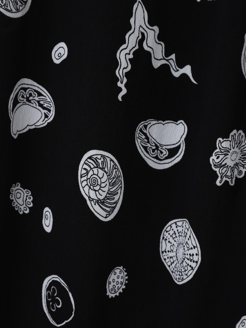 マリンライフ プリント パンツ 詳細画像 black 3