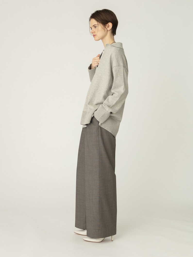 ドライシャンブレー タックパンツ 詳細画像 light brown 2