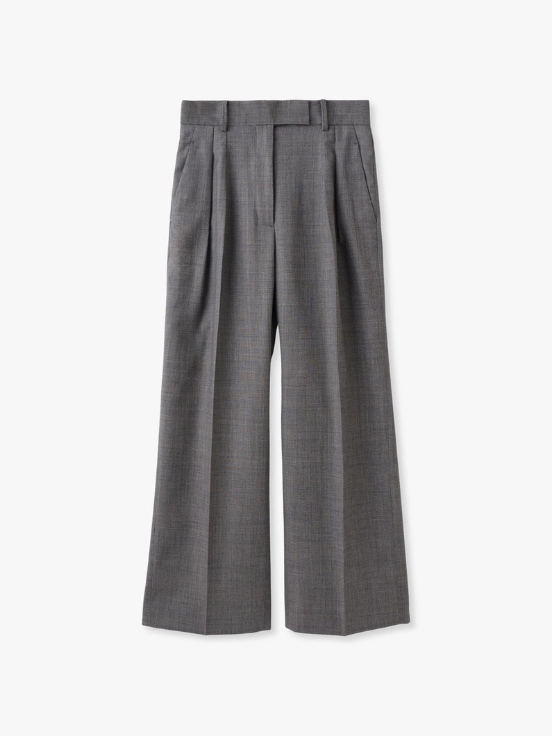 ドライシャンブレー タックパンツ 詳細画像 light brown 4