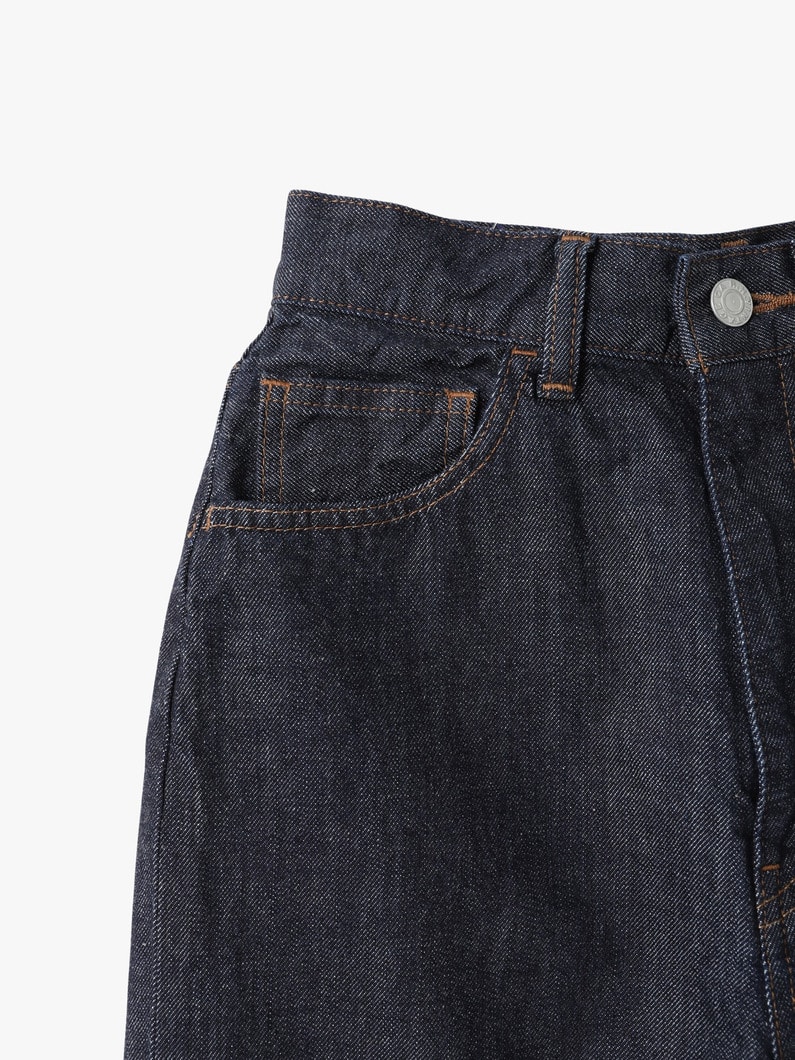 オーガニックコットン デニム  パンツ（ホワイト/ブルー/ブラック/インディゴ） 詳細画像 indigo 3