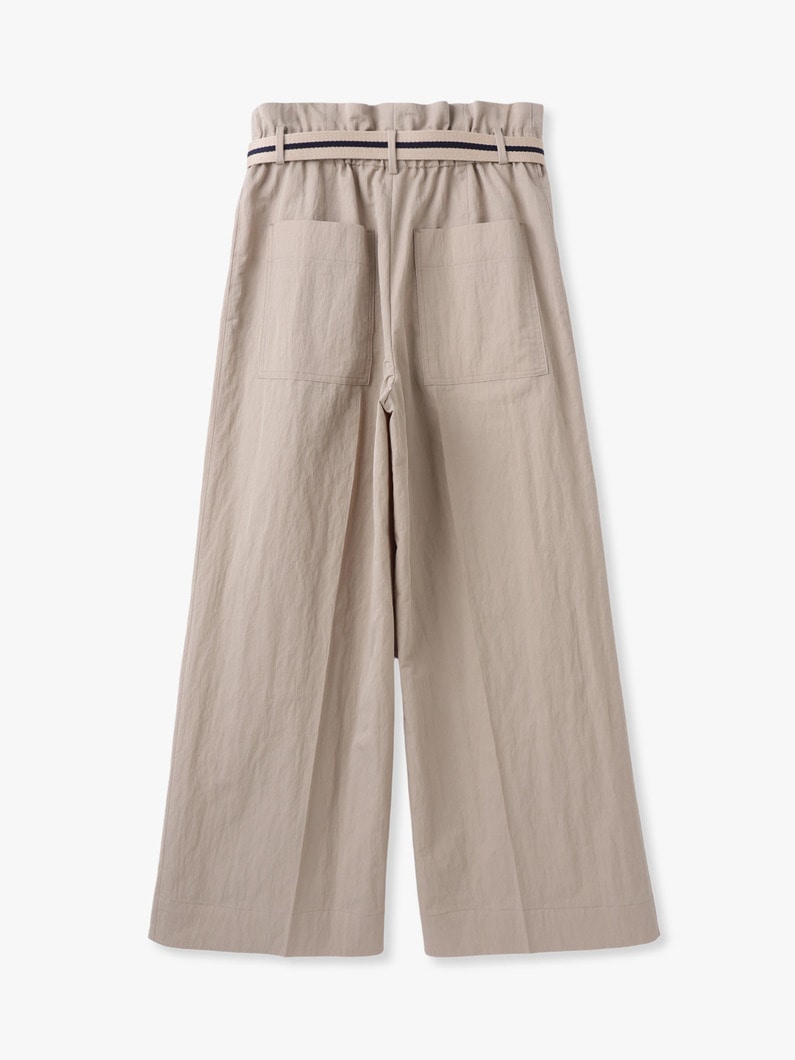 ライトシュリンクコットン パンツ（ベージュ） 詳細画像 beige 1