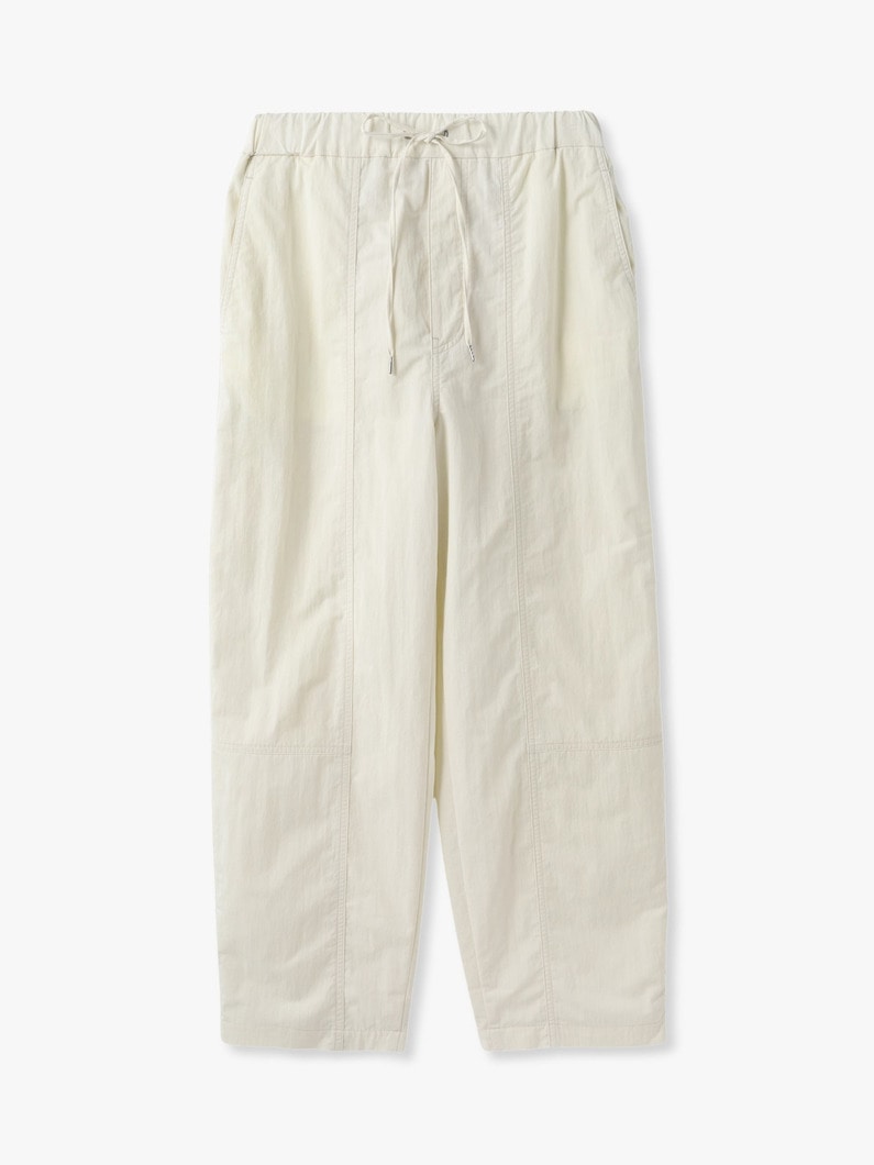 コットンナイロン イージーパンツ（アイボリー/ピンク/ネイビー） 詳細画像 ivory 4