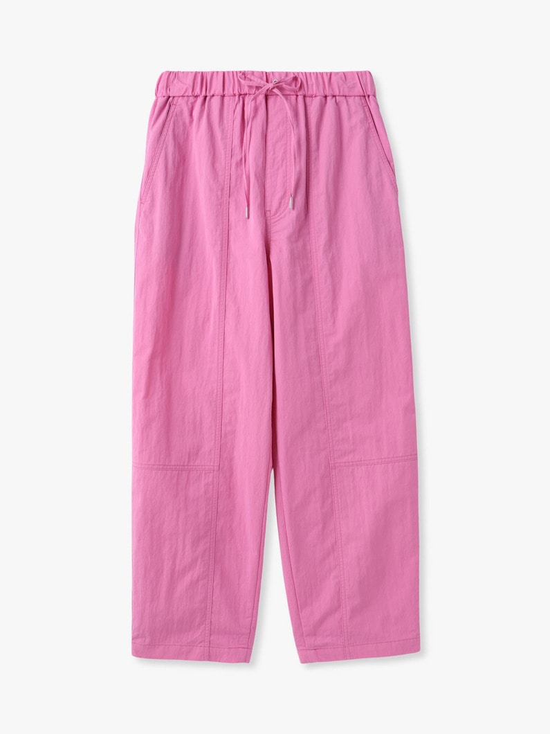 コットンナイロン イージーパンツ（アイボリー/ピンク/ネイビー） 詳細画像 pink 4