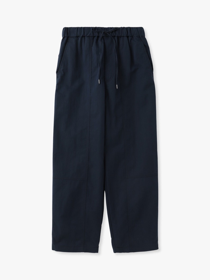 コットンナイロン イージーパンツ（アイボリー/ピンク/ネイビー） 詳細画像 navy 4