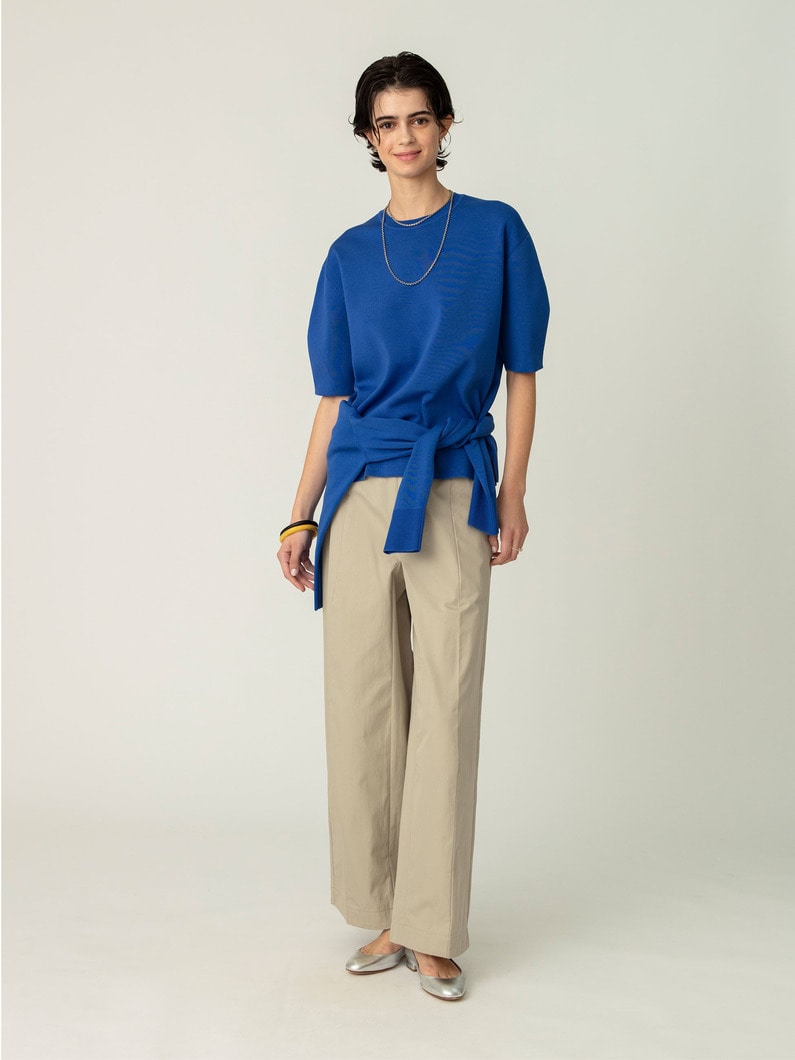 タック ワイド イージーパンツ 詳細画像 beige 1