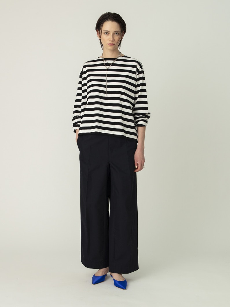 タック ワイド イージーパンツ 詳細画像 navy 2