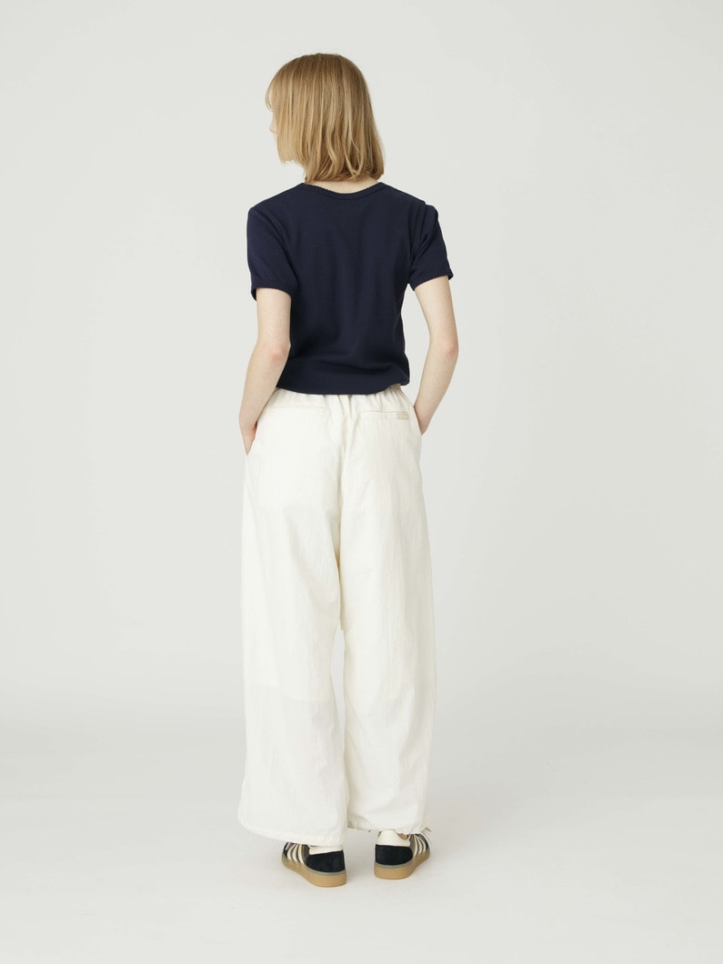 ナイロン パラシュート パンツ 詳細画像 white 3