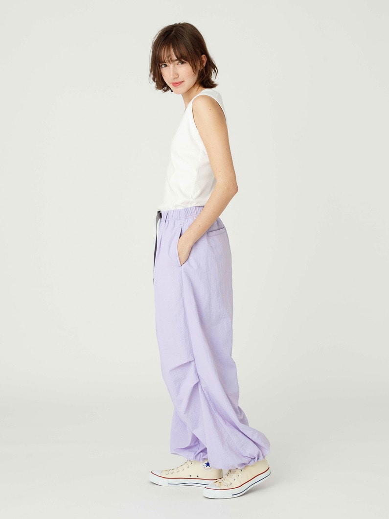 ナイロン パラシュート パンツ 詳細画像 light purple 3