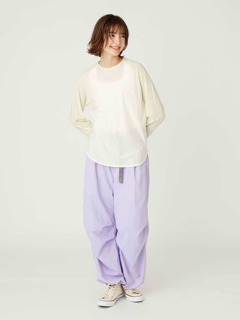ナイロン パラシュート パンツ 詳細画像 light purple 6