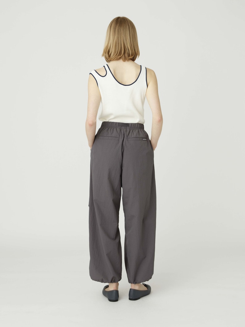 ナイロン パラシュート パンツ 詳細画像 charcoal gray 2