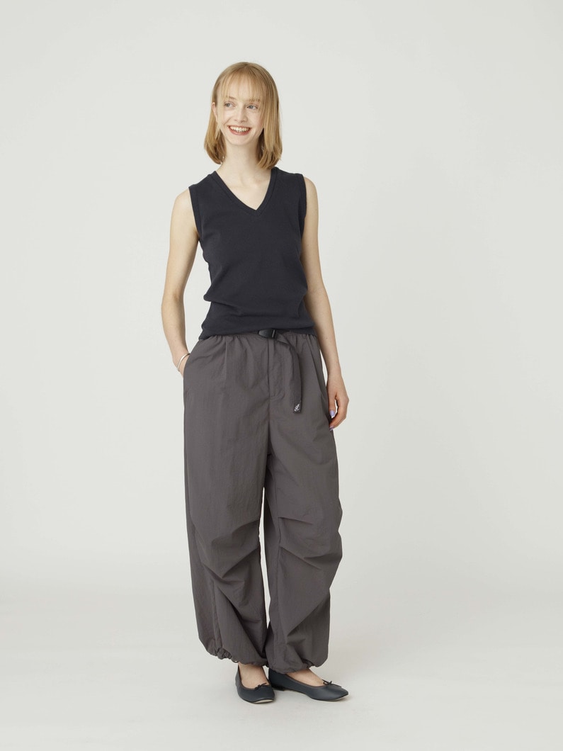 ナイロン パラシュート パンツ 詳細画像 charcoal gray 3