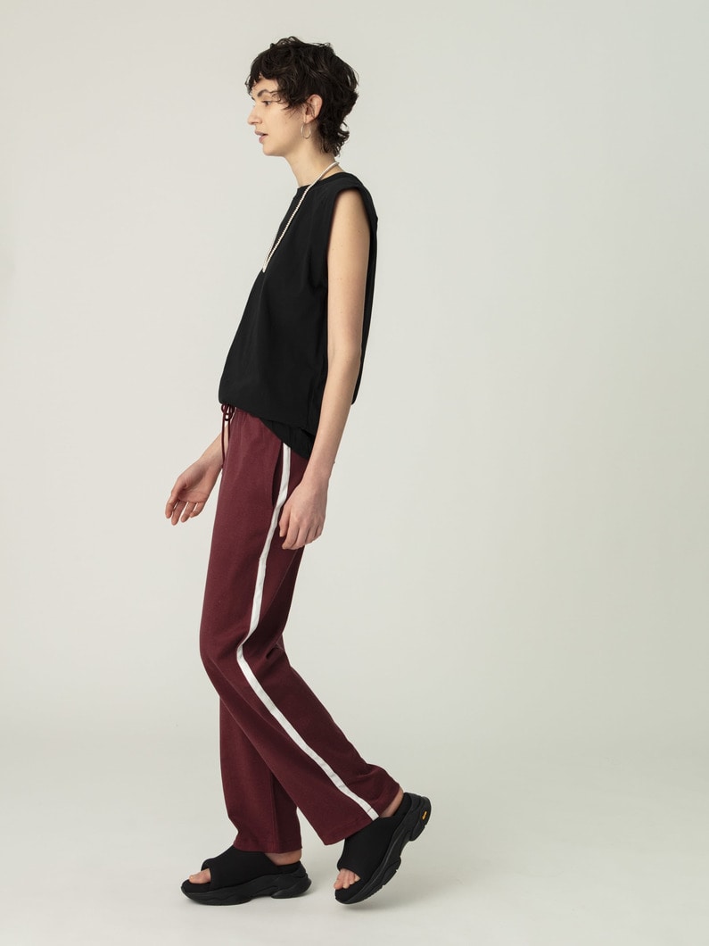 サイドライン トラックパンツ 詳細画像 burgundy 1