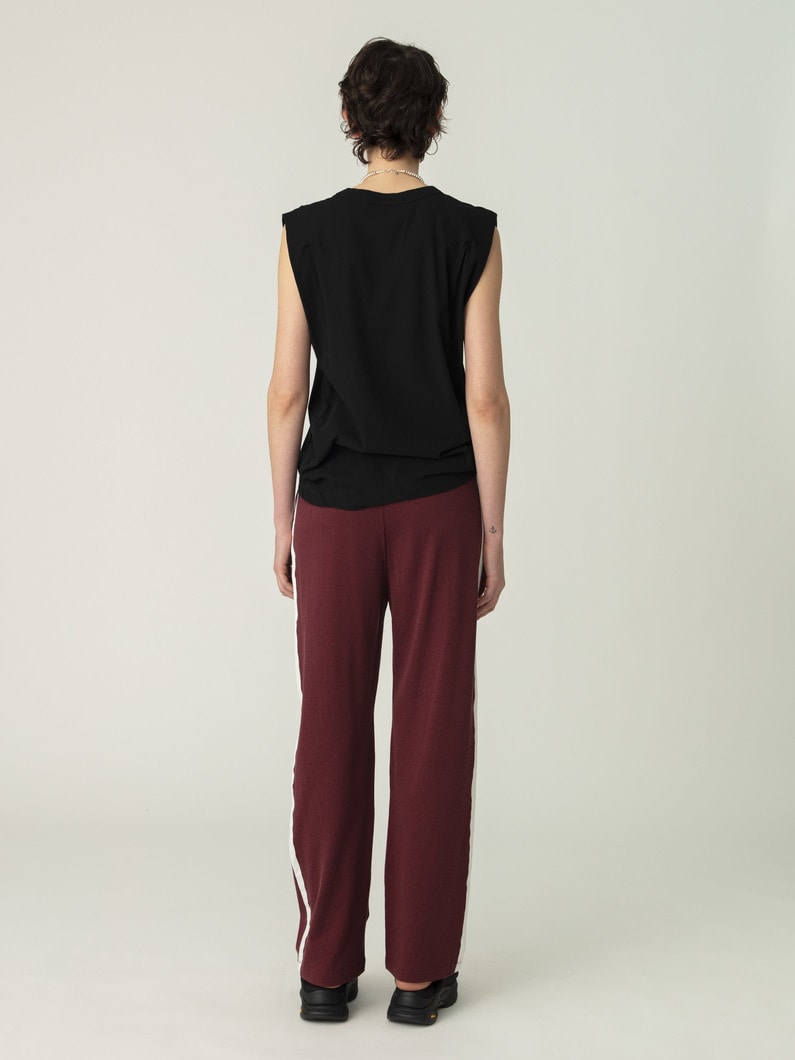 サイドライン トラックパンツ 詳細画像 burgundy 3