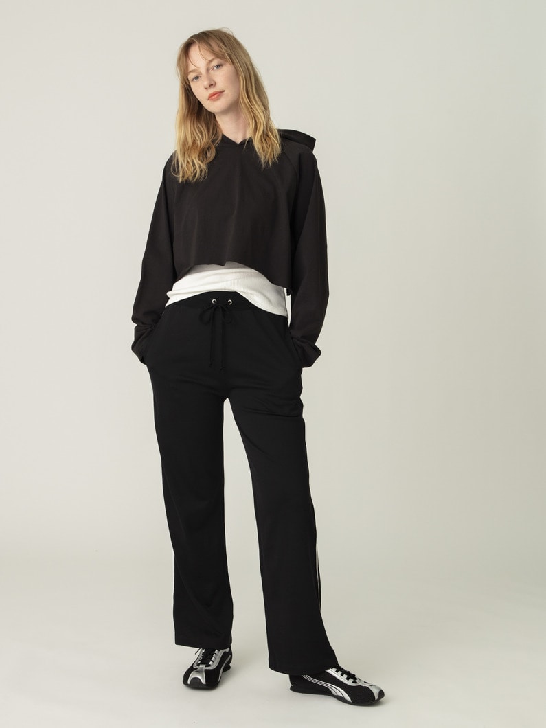 サイドライン トラックパンツ 詳細画像 black