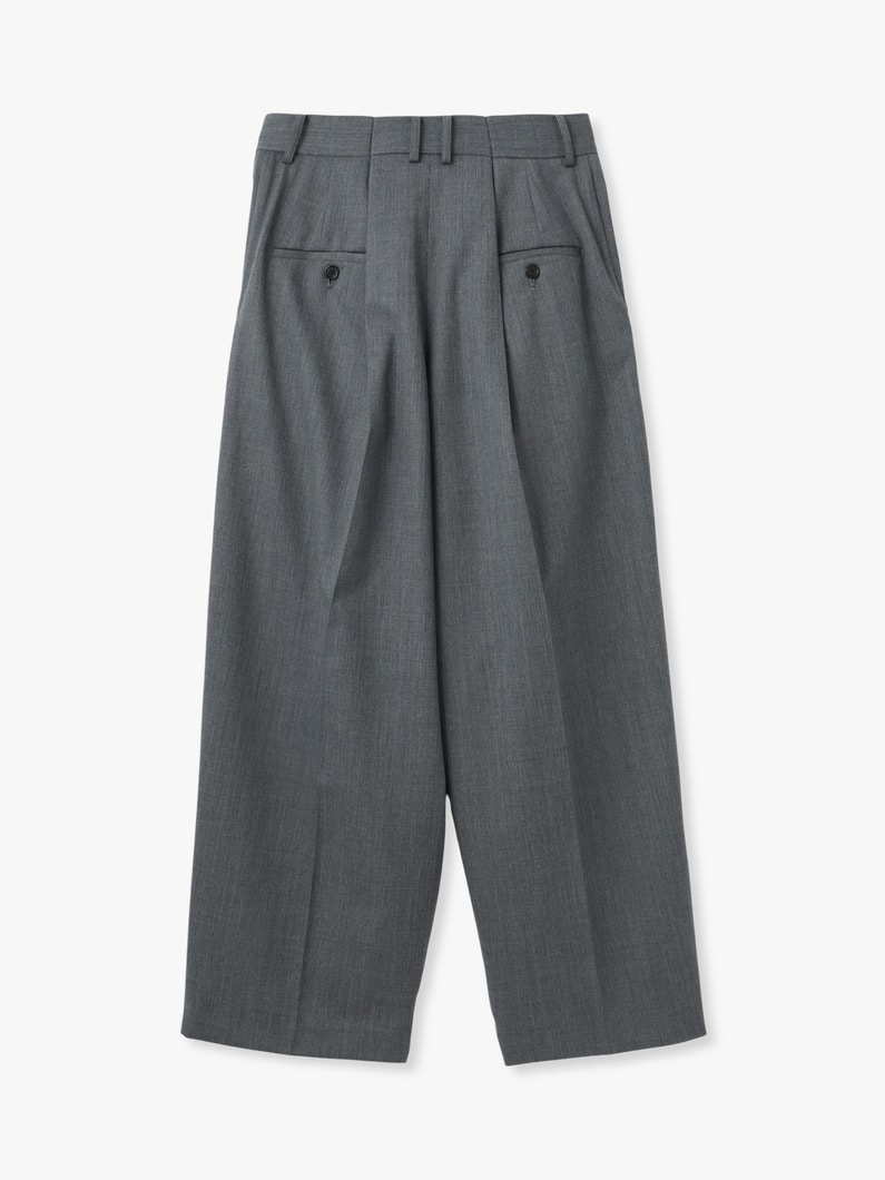 ウール オーバーサイズ パンツ 詳細画像 gray 1