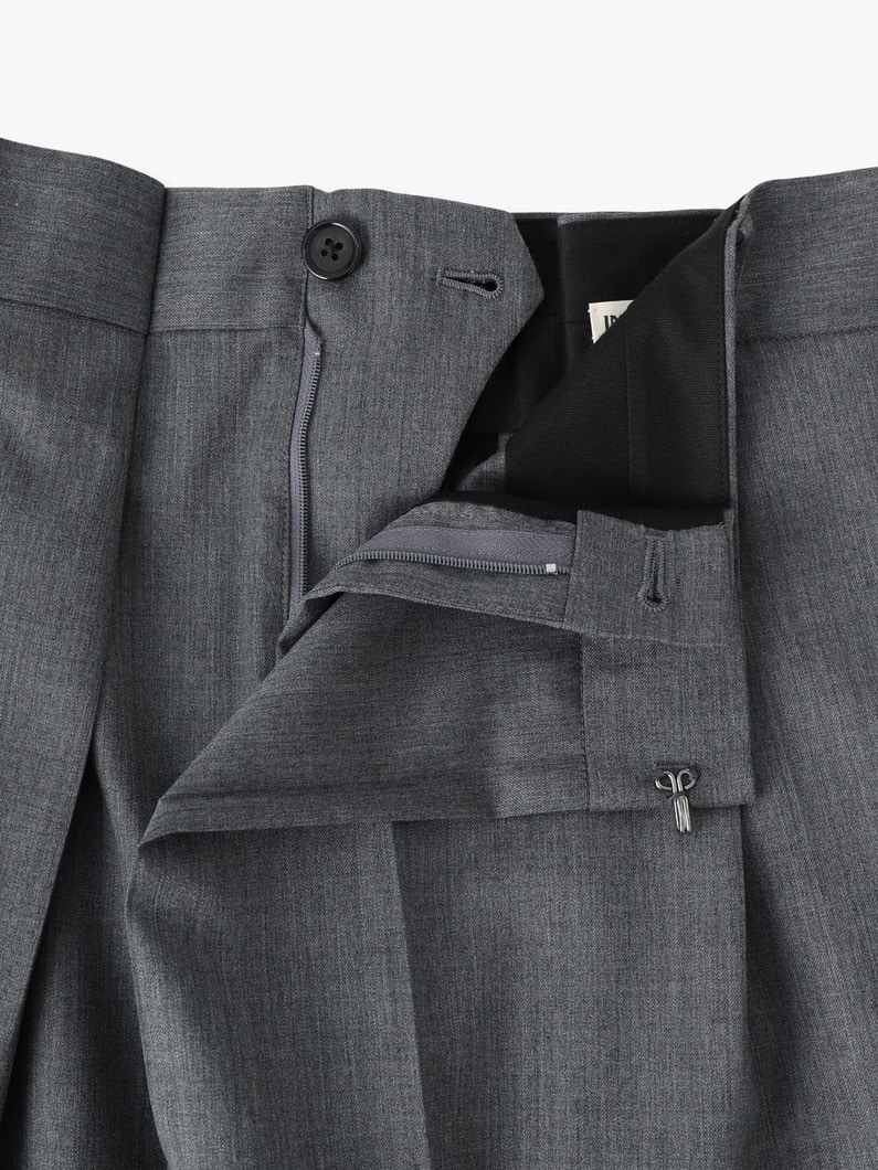 ウール オーバーサイズ パンツ 詳細画像 gray 2