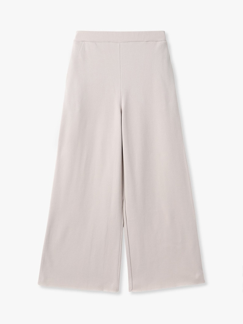 イージー ワイドパンツ（アイボリー/ブラック） 詳細画像 ivory 4