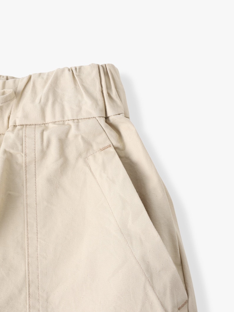 ステッチ イージーパンツ（ベージュ/ブラック） 詳細画像 beige 2