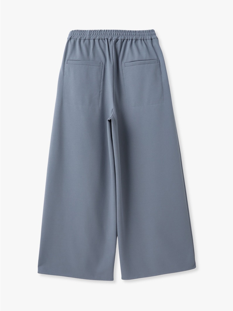 ソフトツイストポンチ ワイドパンツ 詳細画像 black 1