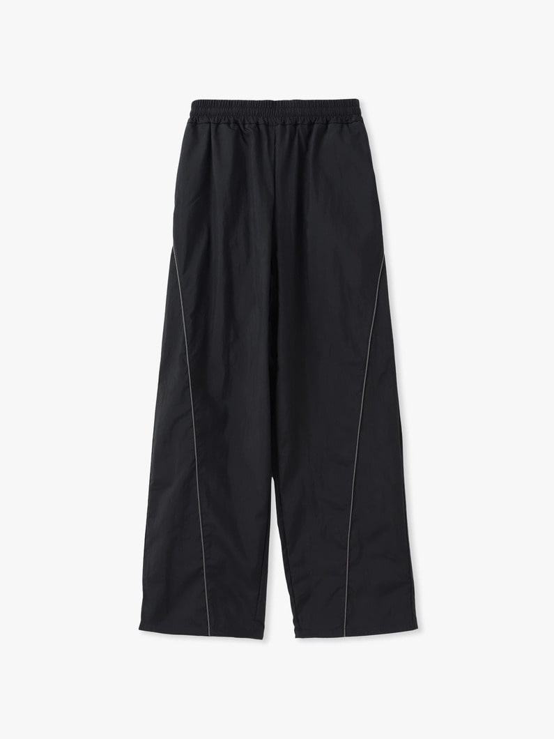 ワッシャーナイロン トラックパンツ（ブルー/ブラック） 詳細画像 black 4