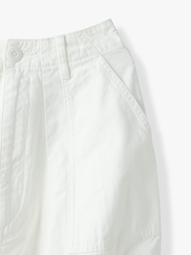 ワイド ミリタリー パンツ（ホワイト/ベージュ） 詳細画像 white 3
