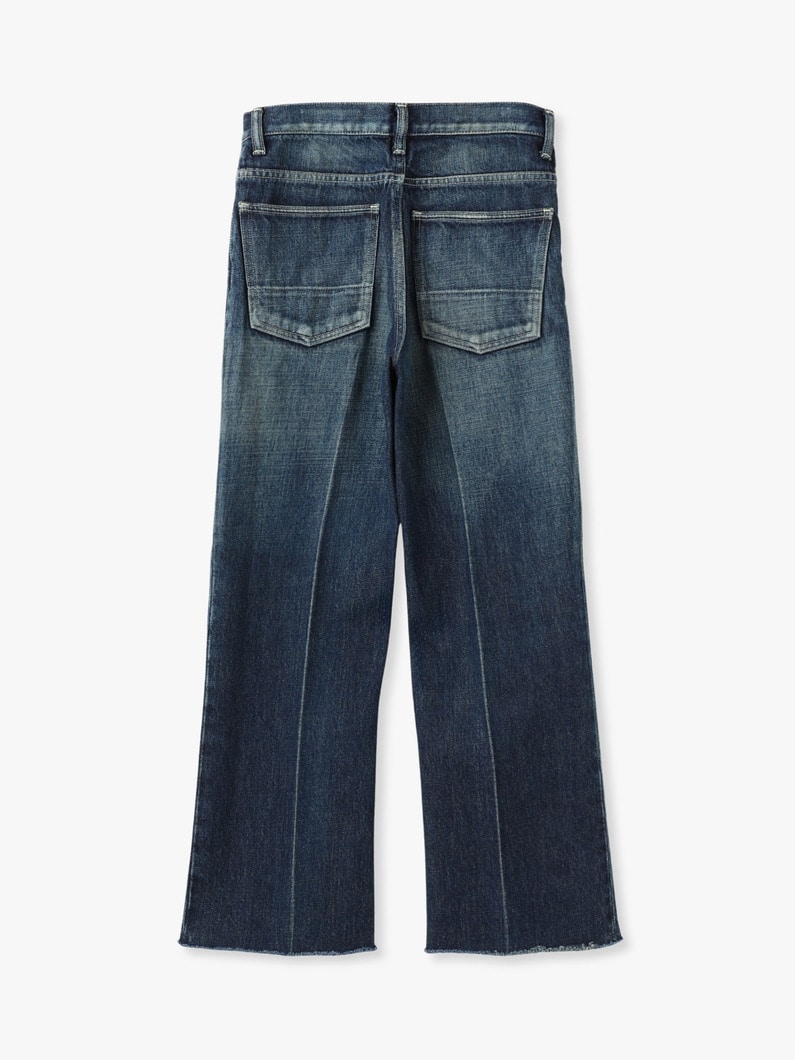 フレア デニムパンツ（エイジングブルー） 詳細画像 aging blue 1