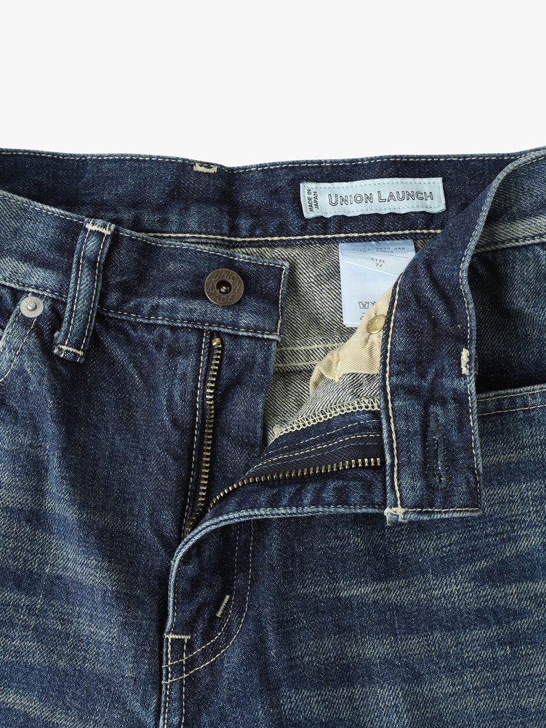 フレア デニムパンツ（エイジングブルー） 詳細画像 aging blue 2