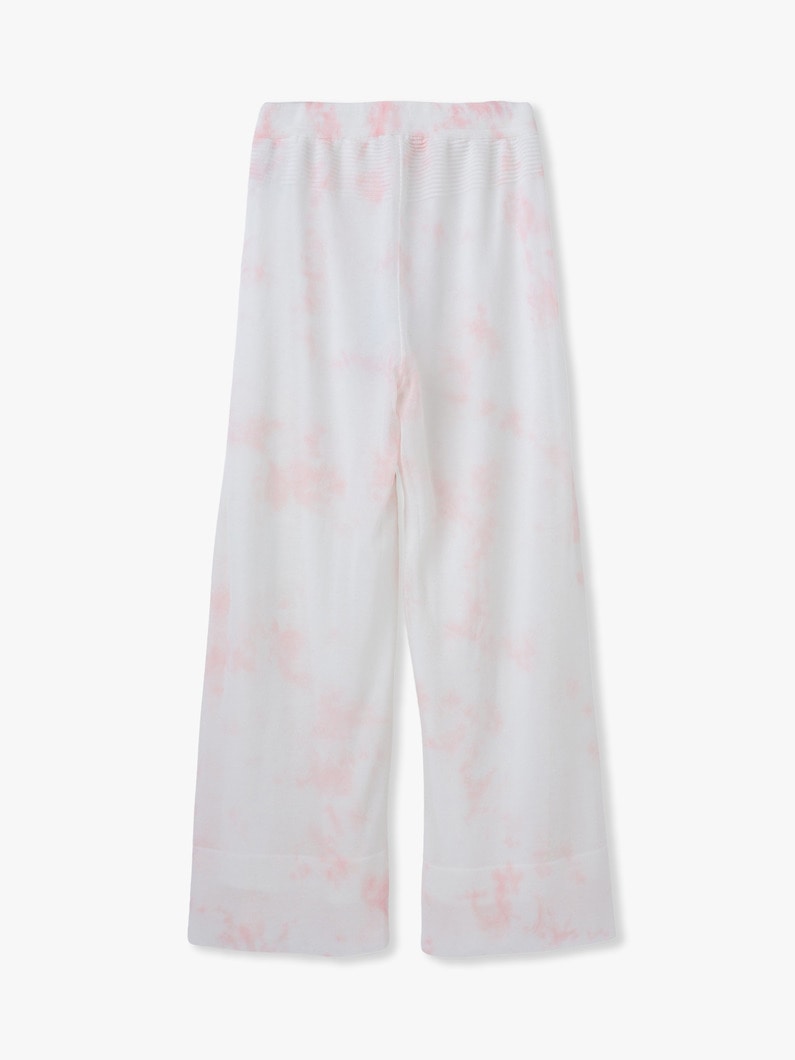 ダイイング TC ルーセント セミワイドパンツ  詳細画像 white 1