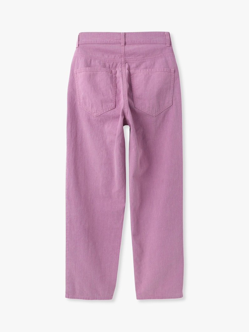 ガーメントダイ 5ポケット パンツ 詳細画像 lavender 1