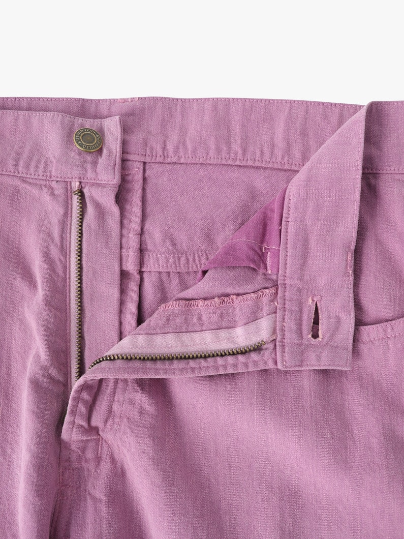 ガーメントダイ 5ポケット パンツ 詳細画像 lavender 2