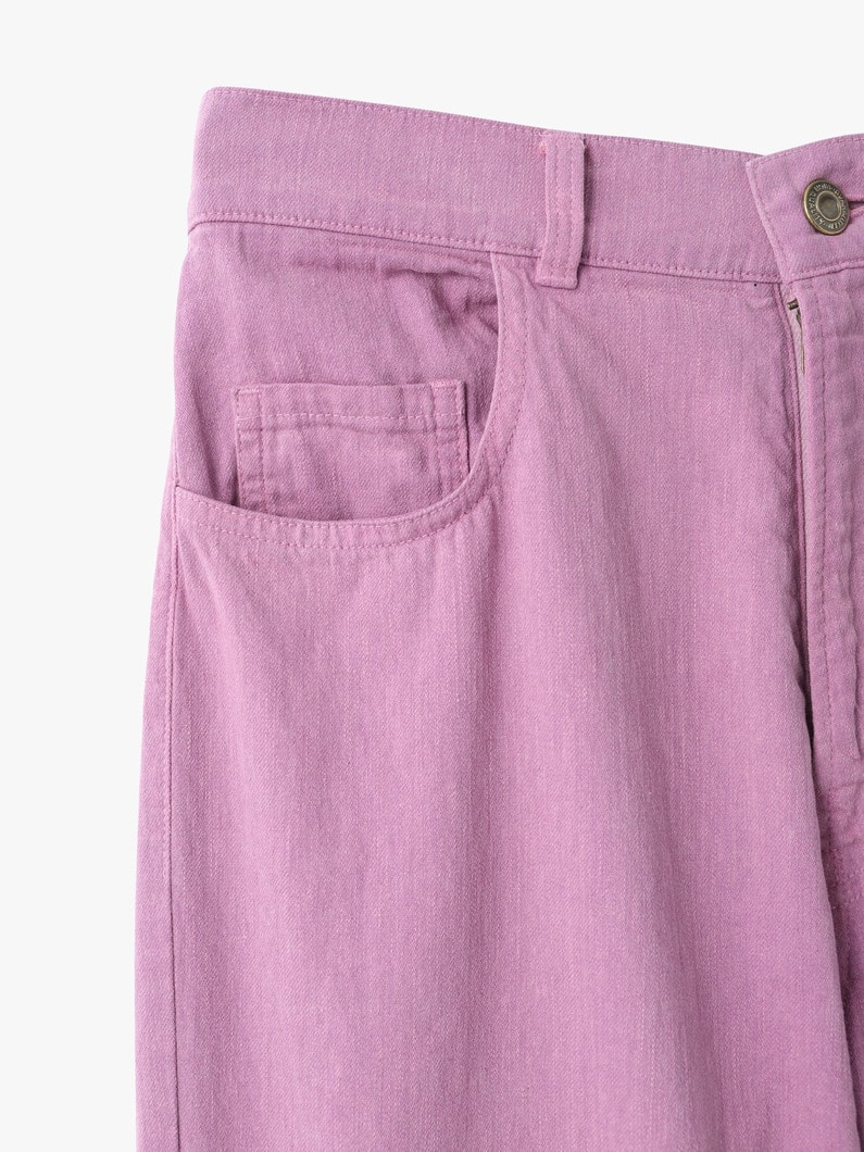 ガーメントダイ 5ポケット パンツ 詳細画像 lavender 3
