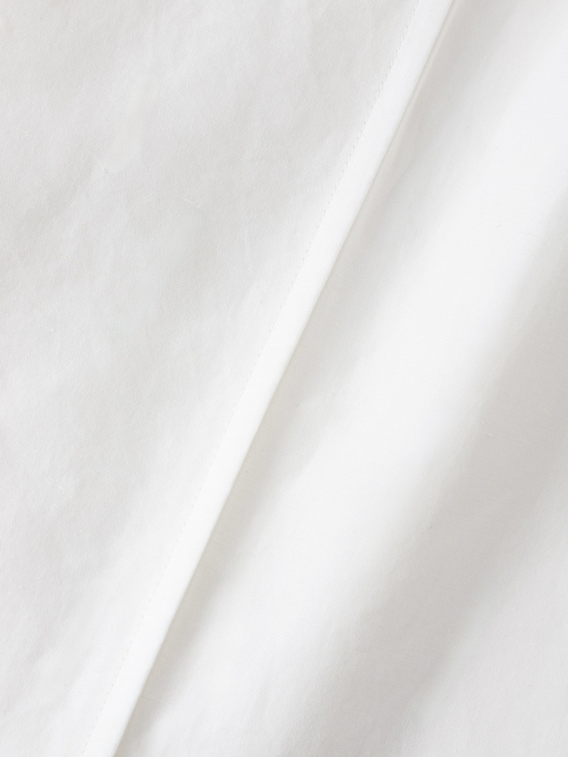 リネンコットン タイプライター パンツ 詳細画像 white 4