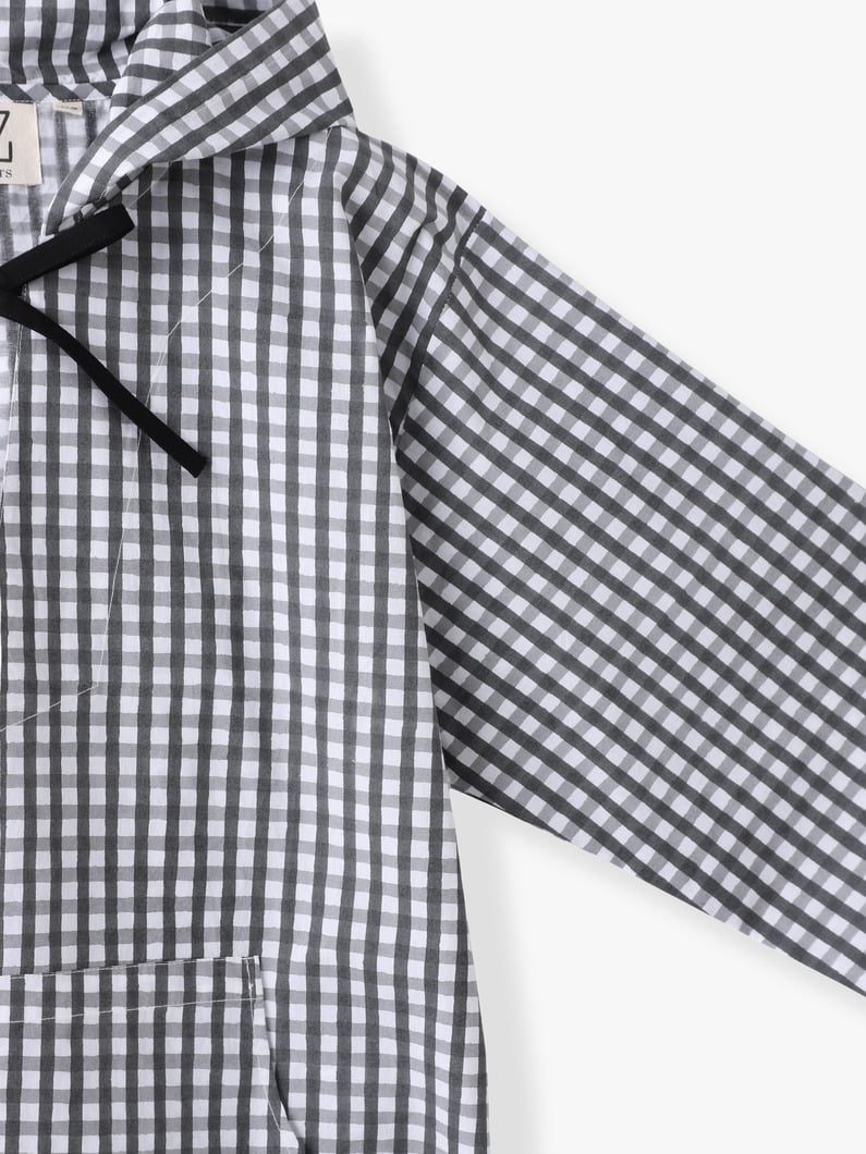 ギンガムチェック サーフ プルオーバー 詳細画像 black 2