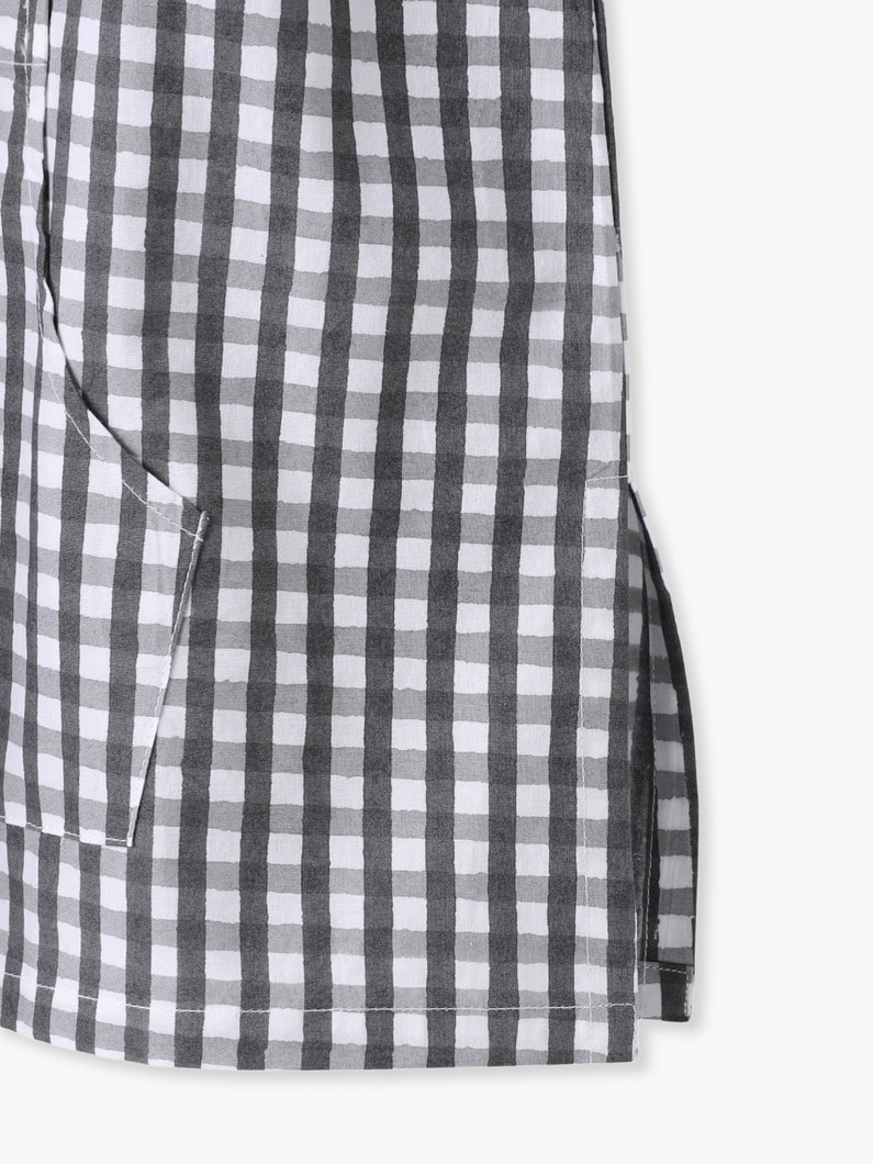 ギンガムチェック サーフ プルオーバー 詳細画像 black 3