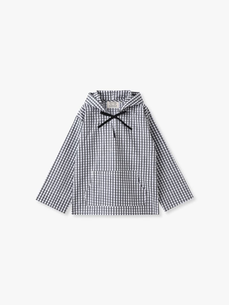 ギンガムチェック サーフ プルオーバー 詳細画像 black 1